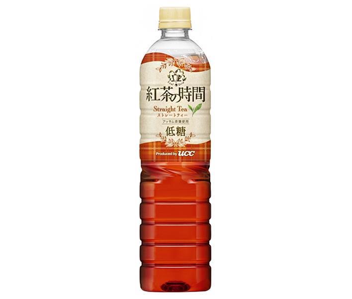 UCC 紅茶の時間 ストレートティー 低糖 900mlペットボトル×12本入｜ 送料無料 紅茶 低糖 ストレート PE..