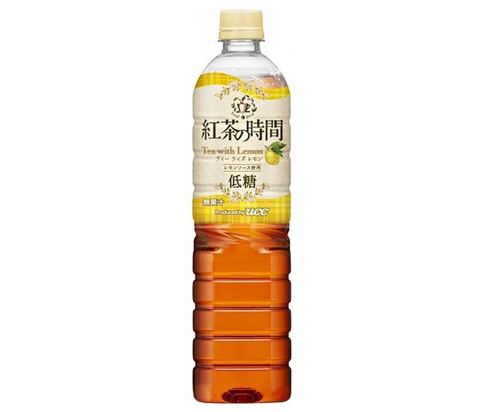 UCC 紅茶の時間 ティーウィズレモン 低糖 900mlペットボトル×12本入｜ 送料無料 紅茶 レモンティー レ..