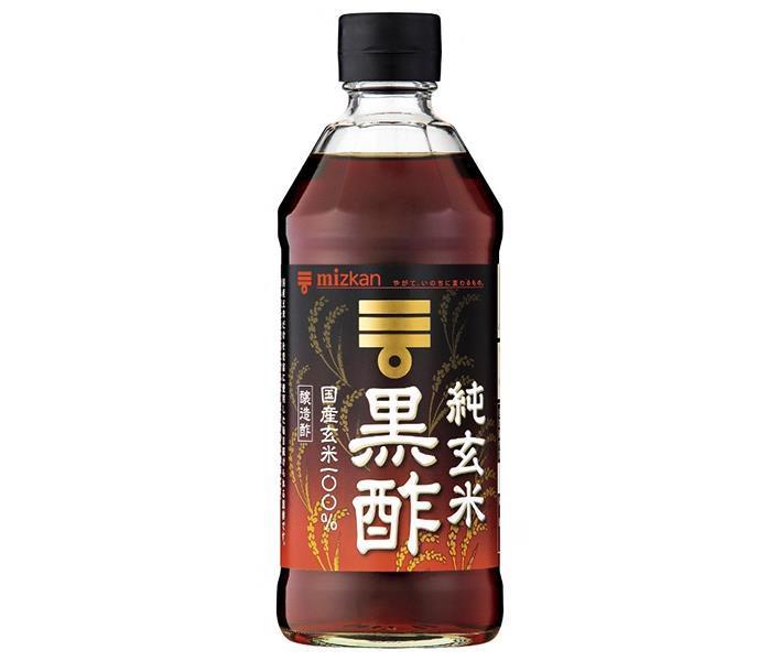 ミツカン 純玄米黒酢 500ml瓶×6本入×(2ケース)｜ 送料無料 飲む酢 玄米 MIZKAN 黒酢 国産 酢飲料 お酢