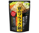 寿がきや 富山ブラック鍋つゆ 750g×10袋入｜ 送料無料 だし 調味料 鍋スープ ストレートタイ ...