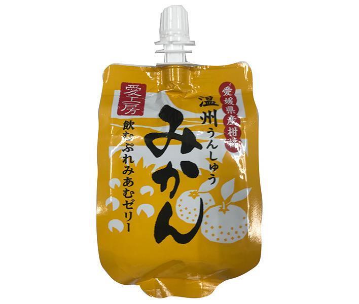 愛工房 飲むぷれみあむゼリー 温州みかん 180gパウチ×30本入｜ 送料無料 果実飲料 みかん ゼリー飲料のサムネイル