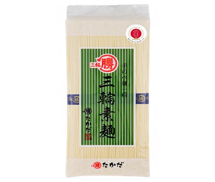 マル勝高田 三輪素麺 シマ 250g×20個入×(2ケース)｜ 送料無料 そうめん 手延べ 手延べそうめん 素麺 乾麺