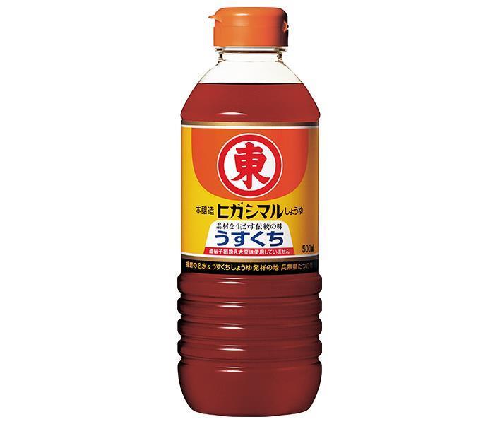 ヒガシマル醤油 うすくちしょうゆ 500mlペットボトル×12本入｜ 送料無料 一般食品 調味料 醤油 薄口 淡口