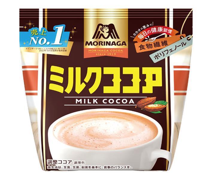 森永製菓 ミルクココア 240g袋×10袋入｜ 送料無料 ココア ホットココア 食物繊維 ココアパウダー インスタント