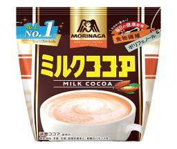 森永製菓 ミルクココア 240g袋×10袋入×(2ケース)｜ 送料無料 ココア ホットココア 食物繊維 ココアパウダー インスタント