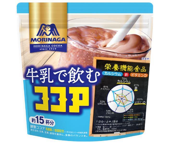 森永製菓 牛乳で飲むココア 180g×12袋入｜ 送料無料 インスタント ココア 乳酸菌 食物繊維 ポリフェノールのサムネイル