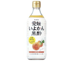 ヤマモリ 砂糖無添加 愛媛いよかん黒酢 500ml瓶×6本入×(2ケース)｜ 送料無料 黒酢ドリンク 健康酢 酢飲料 お酢 希釈用