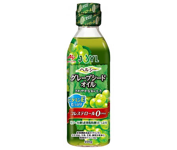 J-オイルミルズ AJINOMOTO ヘルシーグレープシードオイル 400g瓶×12本入×(2ケース)｜ 送料無料 味の素 コレステロールゼロ 油 栄養機能食品