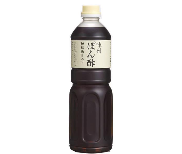 ハグルマ 国産柑橘果汁入り 味付けぽん酢 1000mlペットボトル×12本入｜ 送料無料 ポン酢 ぽん酢 調味料 柑橘 果汁 味付