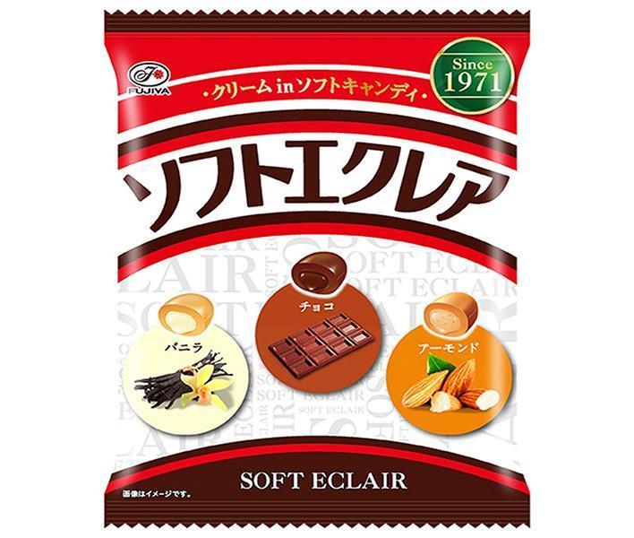 不二家 ソフトエクレア 93g×6袋入｜ 送料無料 お菓子 飴・キャンディー ソフトキャンディー 袋