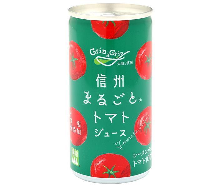 長野興農 信州まるごと トマトジュース(食塩無添加) 190g缶×30本入｜ 送料無料 野菜 とまと 野菜ジュー..