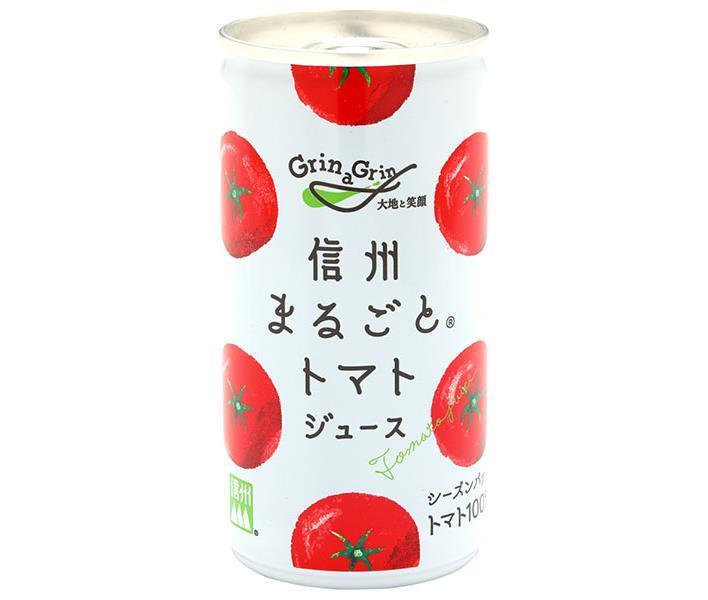 長野興農 信州まるごと トマトジュース(有塩) 190g缶×30本入｜ 送料無料 野菜 トマト とまと 缶 野菜ジ..