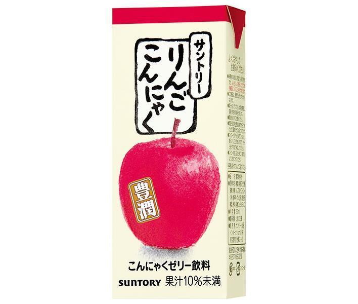 サントリー りんごこんにゃく 250ml紙パック×24本入｜ 送料無料