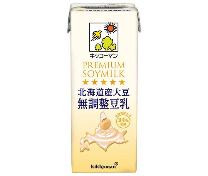 キッコーマン 北海道産大豆 無調整豆乳 200ml紙パック×18本入×(2ケース)｜ 送料無料 豆乳 キッコーマン..