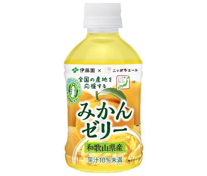 伊藤園 ニッポンエール 和歌山県産みかんゼリー 280gペットボトル×24本入｜ 送料無料 果実飲料 果汁 オ..