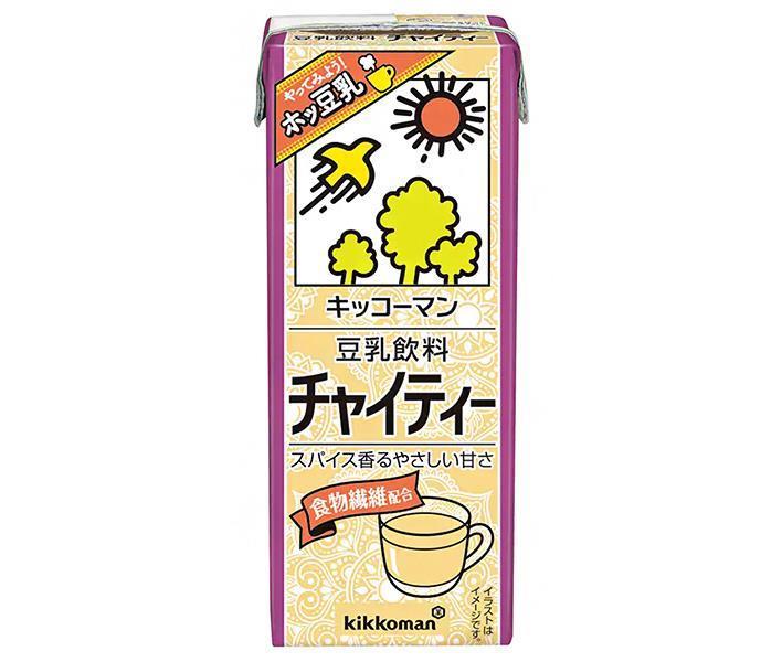 キッコーマン 豆乳飲料 チャイティー 200ml紙パック×18本入｜ 送料無料 豆乳 キッコーマン チャイ 紅茶..