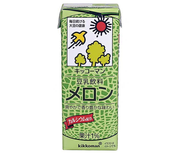 キッコーマン 豆乳飲料 メロン 200ml紙パック×18本入｜ 送料無料 豆乳 キッコーマン メロン 200ml 紙パ..