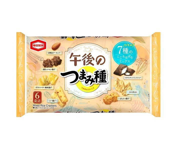 亀田製菓 午後のつまみ種 95g×12袋入｜ 送料無料 おかき お菓子 あられ おやつ 袋 おつまみ