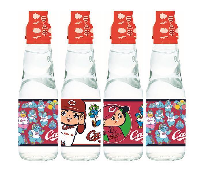 齋藤飲料工業 カープラムネ 200ml瓶×30本入×(2ケース)｜ 送料無料 炭酸 ラムネ 瓶 炭酸水 炭酸飲料 広島カープ カープのサムネイル