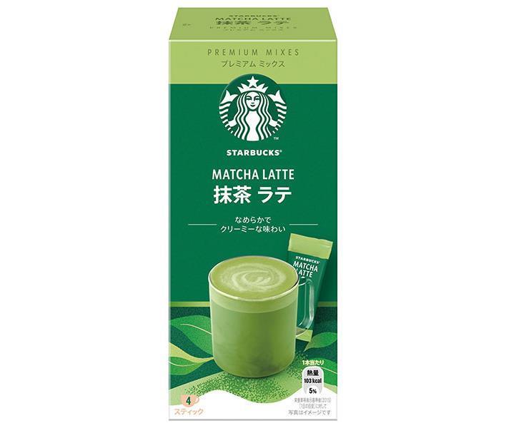 ネスレ日本 スターバックス プレミアム ミックス 抹茶ラテ (24g×4P)×24箱入｜ 送料無料 スティック 抹茶 ラテ まっちゃ スタバのサムネイル