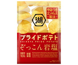 コイケヤ PRIDE POTATO(プライドポテト) ぞっこん岩塩 55g×12袋入｜ 送料無料 お菓子 スナック菓子 塩 しお味