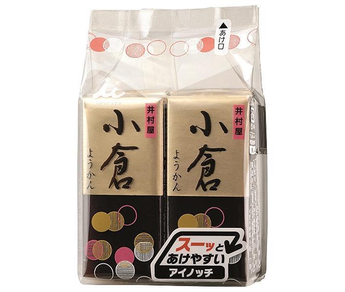 井村屋 ミニようかん 小倉 (58g×4本)×12(6×2)袋入｜ 送料無料 羊羹 和菓子 お菓子 おやつ