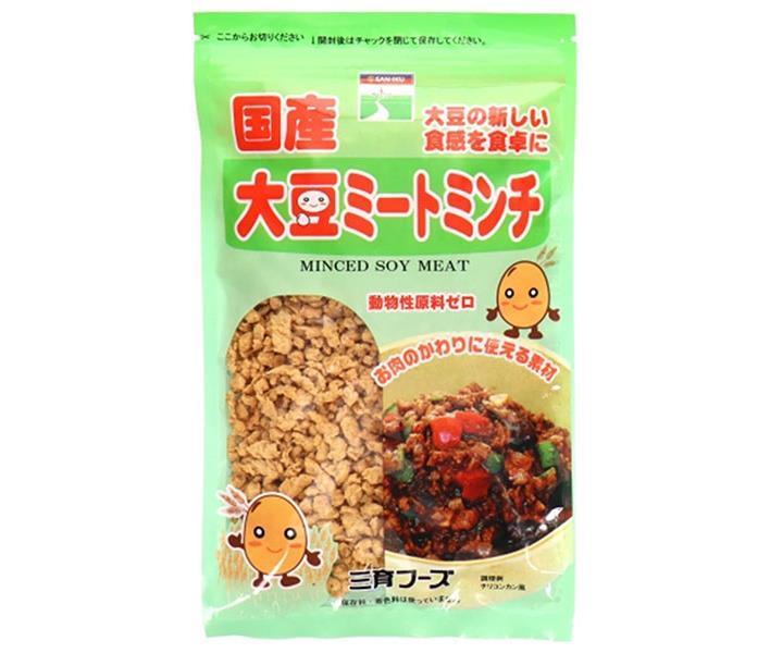 三育フーズ 国産大豆ミートミンチ 90g×15袋入｜ 送料無料 一般食品 大豆 惣菜 ミート ミンチ