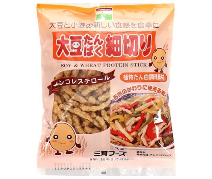 三育フーズ 大豆たんぱく細切り 90g×15袋入｜ 送料無料 一般食品 大豆 惣菜 たんぱく