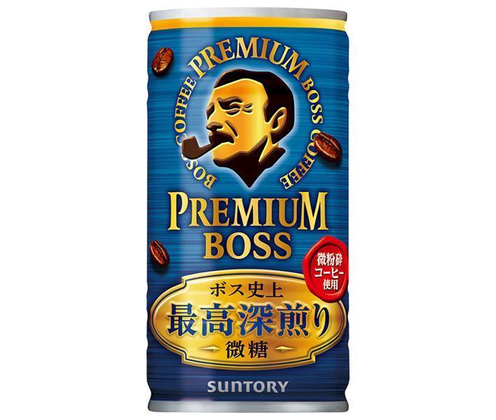 サントリー PREMIUM BOSS(プレミアムボス) 微糖 185g缶×30本入｜ 送料無料 boss 微糖 缶コーヒー 珈琲 コーヒー