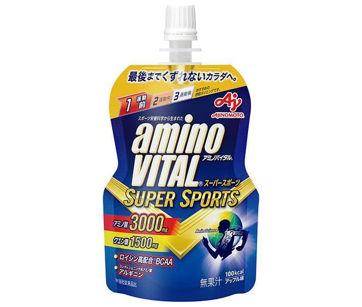 味の素 アミノバイタルゼリー SUPER SPORTS(スーパースポーツ) 100gパウチ×24本入×(2ケース)｜ 送料無料 ゼリー飲料 スポーツ 栄養 アミノ酸