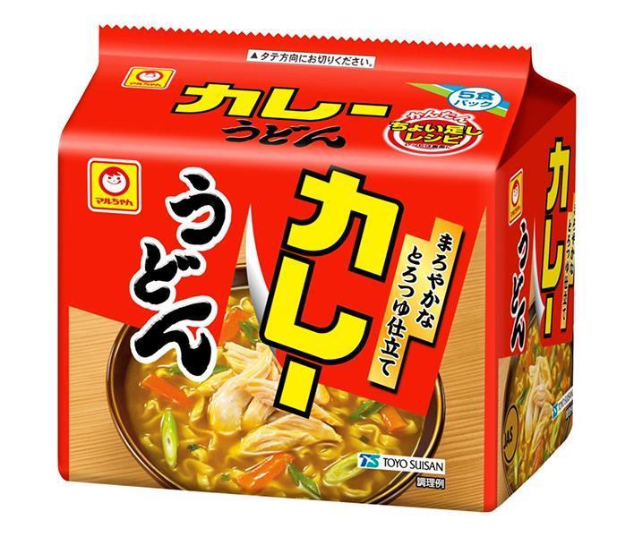 東洋水産 カレーうどん 甘口 5食パック×6個入｜ 送料無料 カレー うどん 袋麺 インスタント