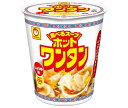 東洋水産 マルちゃん ホットワンタン しょうゆ味 46g×12個入| 送料無料 インスタント食品 スープ 即席 カップ