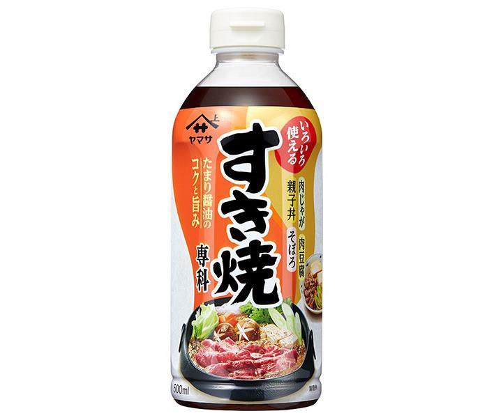 ヤマサ醤油 すき焼専科 500mlペットボトル×12本入｜ 送料無料 だし すきやき 素 鍋つゆ 鍋 割り下