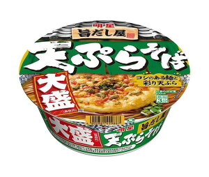 明星食品 旨だし屋 天ぷらそば 大盛(西向け) 116g×12個入｜ 送料無料 インスタント食品 即席麺 カップめん 蕎麦 大盛り