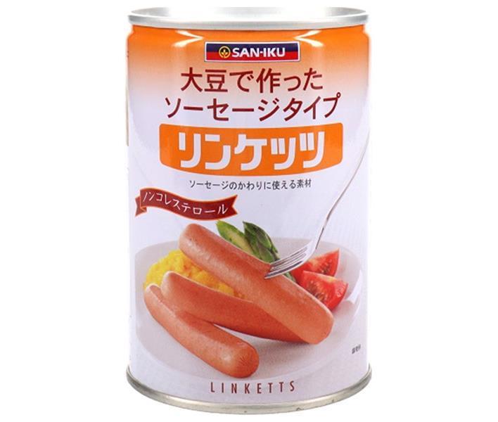 三育フーズ リンケッツ大 400g×24個入｜ 送料無料 一般食品 大豆 惣菜 ウインナー ソーセージ