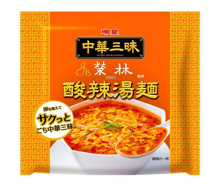 明星食品 中華三昧 榮林 酸辣湯麺 103g×12個入｜ 送料無料 サンラータン 食品 即席 ラーメン