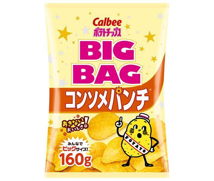 【送料無料・メーカー/問屋直送品・代引不可】カルビー BIG BAG ポテトチップス コンソメパンチ ...