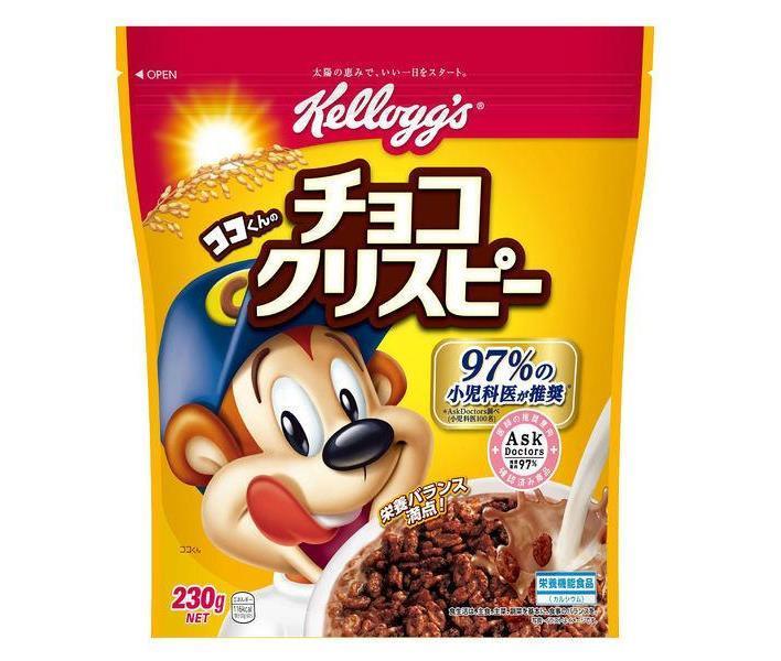 ケロッグ ココくんのチョコクリスピー 230g×6袋入×(2ケース)｜ 送料無料 一般食品 シリアル 栄養機能食品 カルシウム