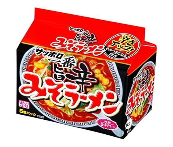 サンヨー食品 サッポロ一番 みそラーメン 旨辛 5食パック×6個入｜ 送料無料 ラーメン インスタント麺 袋めん 即席のサムネイル