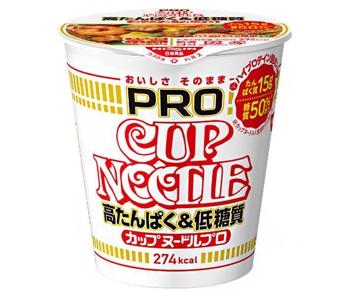日清食品 カップヌードルPRO 高たんぱく＆低糖質 74g×12個入｜ 送料無料 インスタントラーメン 即席 カップ麺 カップラーメンのサムネイル