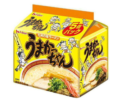 ハウス食品 九州の味ラーメン うまかっちゃん 5食パック×6個入| 送料無料 インスタントラーメン 即席 麺 袋めん とんこつ 豚骨 ハウス食品 九州の味ラーメン うまかっちゃん 5食パック×6個入| 送料無料 インスタントラーメン 即席 麺 袋めん とんこつ 豚骨