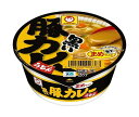 東洋水産 マルちゃん 黒いまめ豚カレーうどん 42g×24個入| 送料無料 インスタント食品 カップ麺 カレー 饂飩