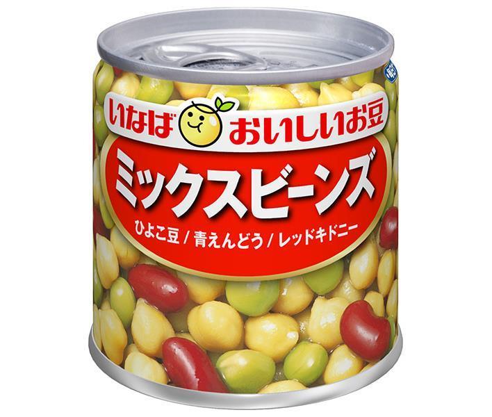 いなば食品 ミックスビーンズ 110g×24個入×(2ケース)｜ 送料無料 缶 缶詰 三種混合 まめ 食物繊維