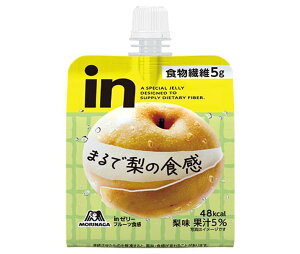 【賞味期限2023.08】森永製菓 inゼリー フルーツ食感 梨味 150gパウチ×36本入｜ 送料無料 ゼリー ゼリー飲料 なし 梨 ペアー