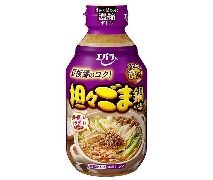 エバラ食品 担々ごま鍋の素 300ml瓶×12本入×(2ケース)｜ 送料無料 だし 鍋スープ 濃縮 担々 ごま 素 鍋 豆板醤