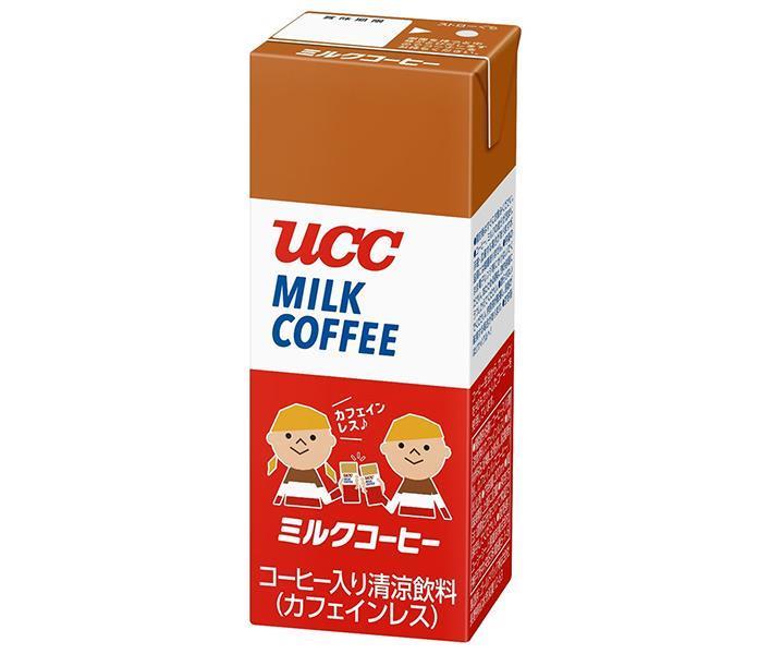 UCC ミルクコーヒー 200ml紙パック×24本入｜ 送料無料 コーヒー 珈琲 カフェインレス