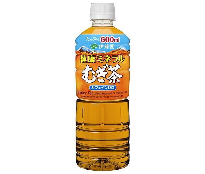 伊藤園 健康ミネラルむぎ茶 600mlペットボトル×24本入｜ 送料無料 麦茶 PET お茶 カフェインレス ビタ..