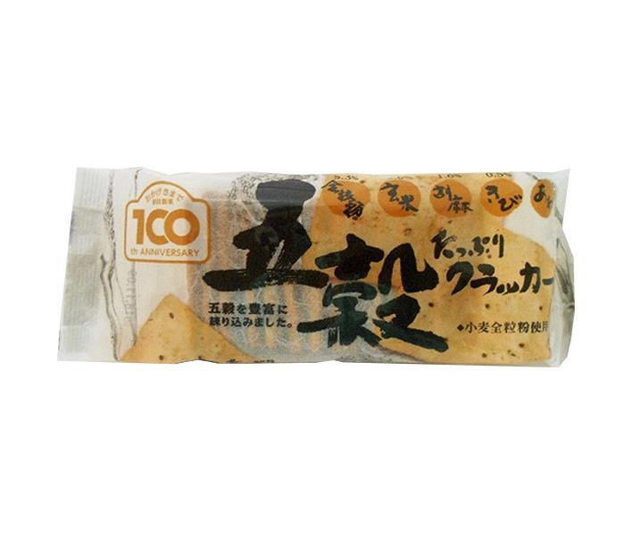 【送料無料・メーカー/問屋直送品・代引不可】前田クラッカー 五穀たっぷりクラッカー 11枚×10袋入｜ クラッカー おかし 五穀 菓子 玄米 胡麻 きび あわのサムネイル