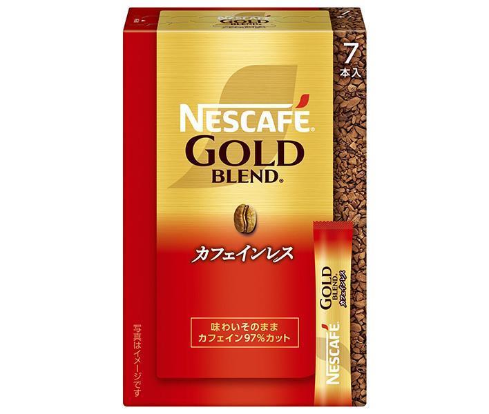 ネスカフェ ゴールドブレンド カフェインレス　コーヒー ネスレ日本 ネスカフェ ゴールドブレンド カフェインレス スティック ブラック (2g×7P)×24箱入｜ 送料無料 コーヒー スティック インスタント