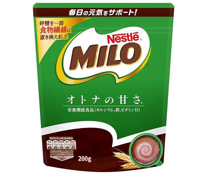 ネスレ日本 ネスレ ミロ オトナの甘さ 200g袋×12袋入｜ 送料無料 栄養機能食品 カルシウム 鉄分 栄養 ..